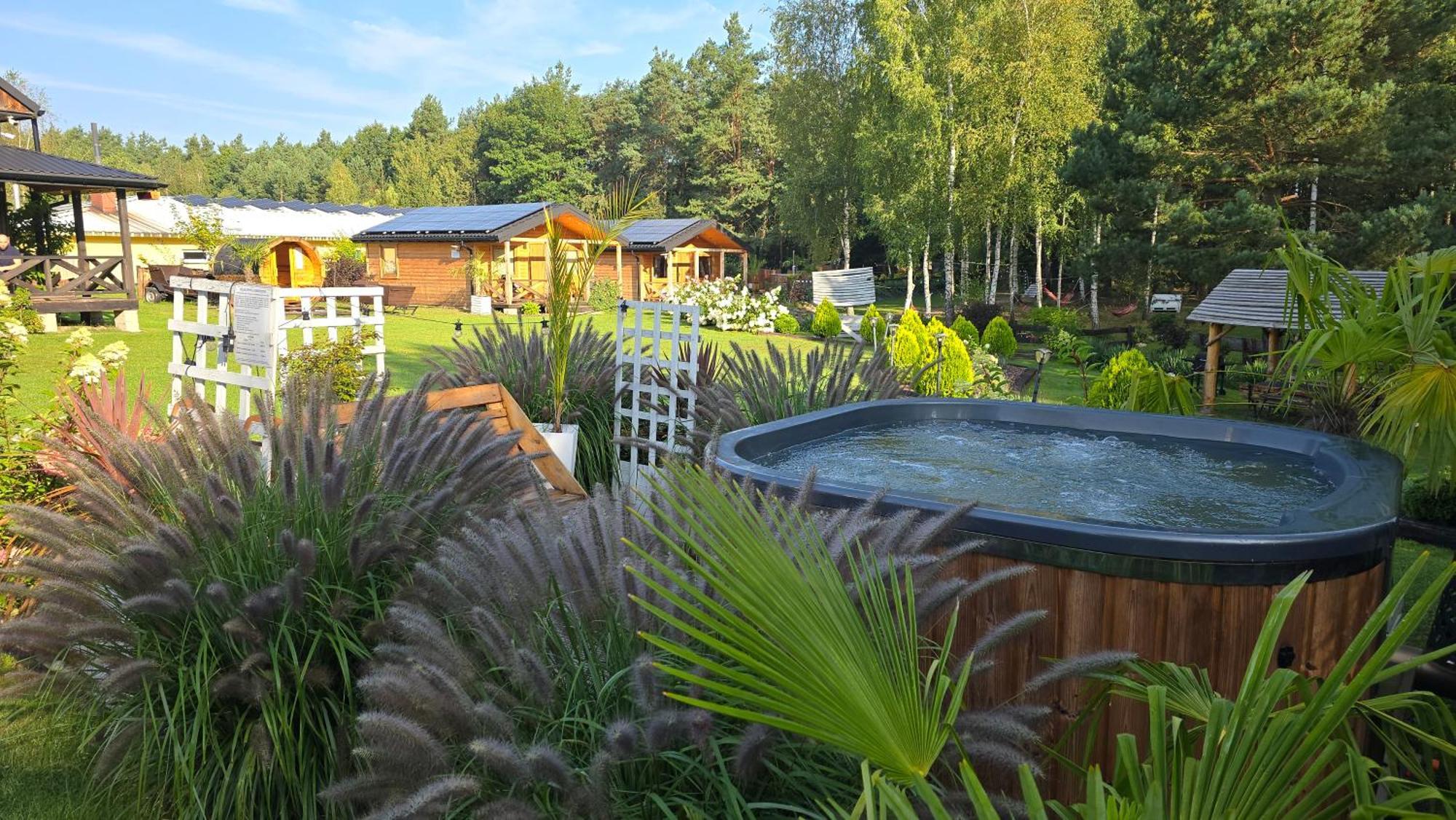 Vip Village Las Woda Rower - Podgrzewany Basen, Balia, Sauna Miedzierza Exterior photo