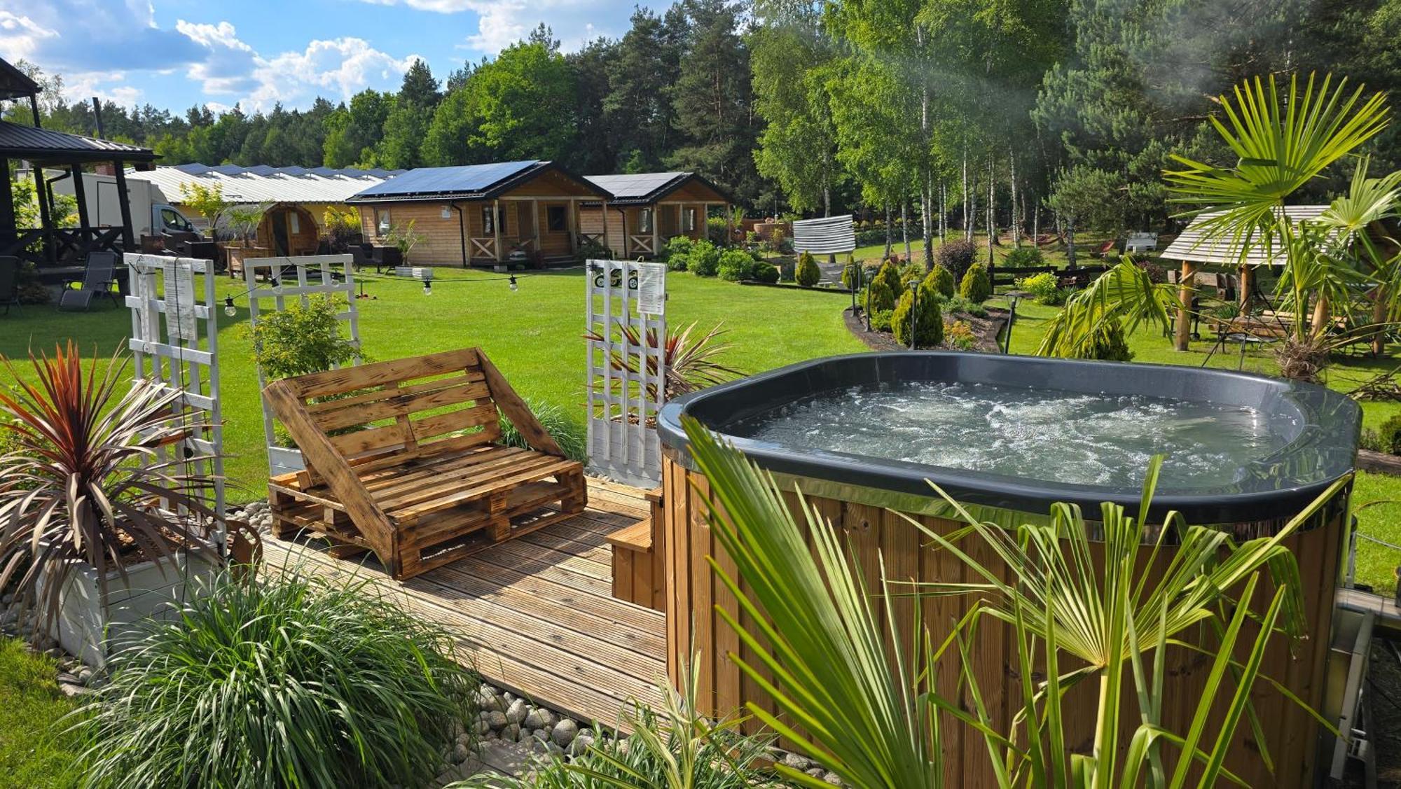 Vip Village Las Woda Rower - Podgrzewany Basen, Balia, Sauna Miedzierza Exterior photo